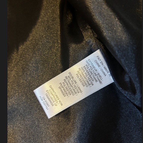 Eco friendly black oversized faux leather vest NWT - Picture 8 of 9